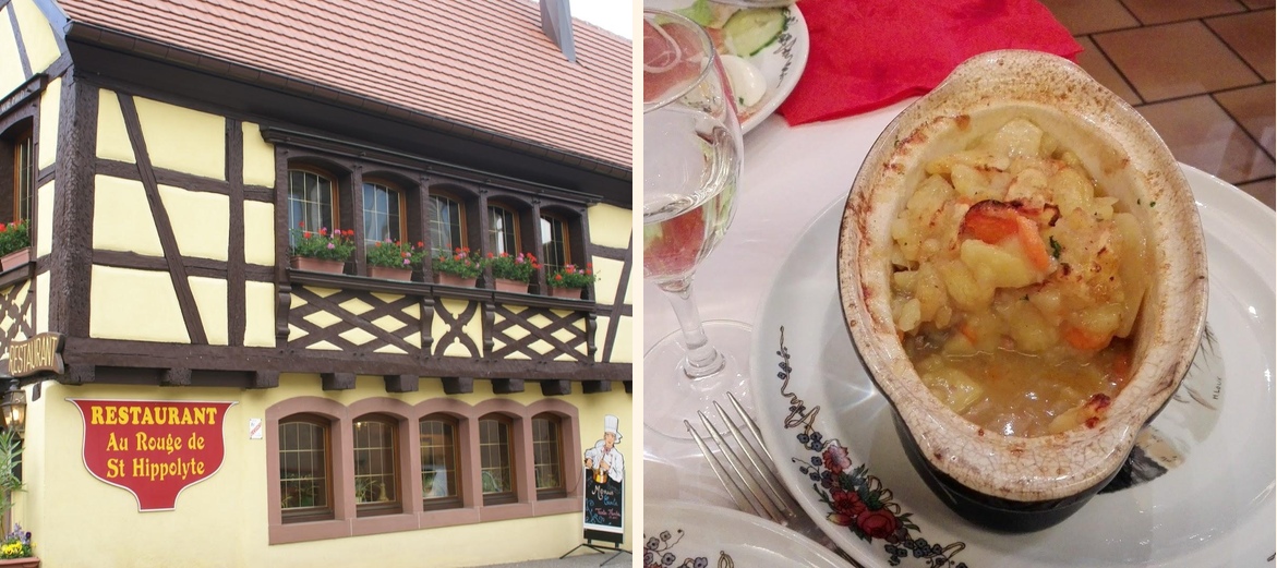 Restaurant au Rouge de Saint Hippolyte - Menu Image 1